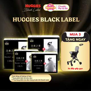 [MUA 3 TẶNG XE] Bỉm/Tã Dán/ Quần Huggies Black Label êm mềm thoáng khí cho bé size M/L/XL/XX-Mochica