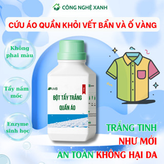  Bột tẩy trắng quần áo màu AMB bột tẩy mốc quần áo sinh học an toàn cho làn da trắng sáng sau 1 lần giặt 