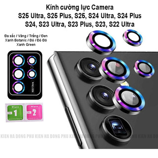   S25 Ultra S25 Plus S25  Bộ Lens dán camera SS S24 Ultra S24 Plus S23 Ultra S22 Ultra S23 Plus ôm cụm camera 