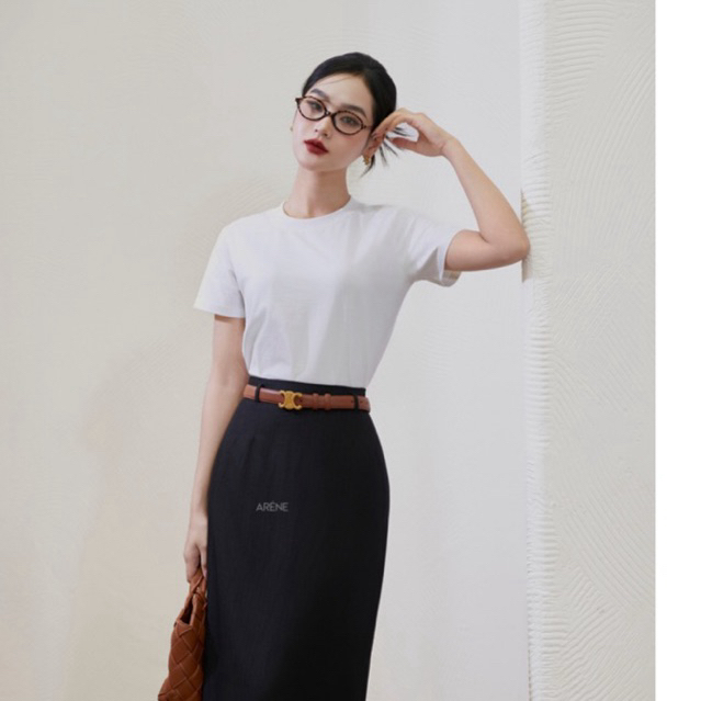 Áo thun trơn dáng ôm vừa ARÉNE | BigBuy360 - bigbuy360.vn