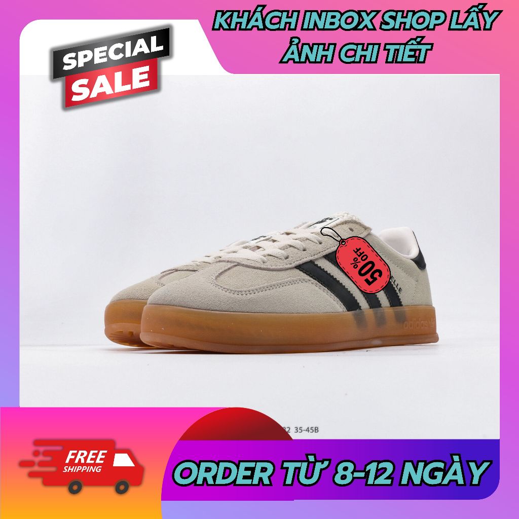 ✮Order✮Best Quality✮Sneaker✦Indoor Alumina Black JH6194✦✮𝐁𝐀𝐓𝐂𝐇-𝐆𝐀𝐙𝐄𝐋𝐋𝐄✮