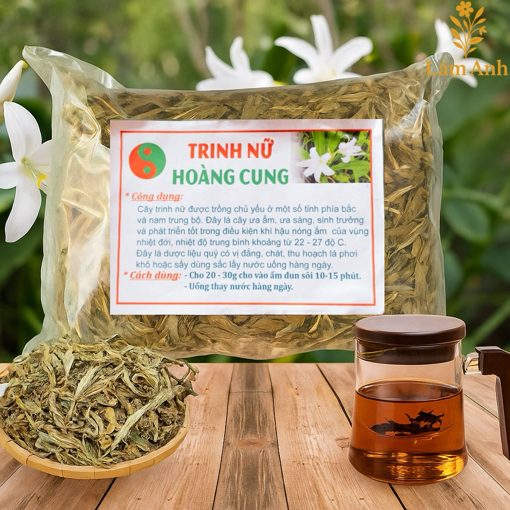 1Kg Trinh Nữ Hoàng Cung (Sao Vàng Hạ Thổ) Được Lưu Truyền Hỗ Trợ Nữ Giới - Nấu Nước Uống Thanh Mát, Hương Vị Tự Nhiên