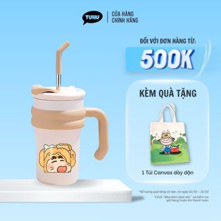 Ly giữ nhiệt khắc tên Tí Nị 500/700ml có ống hút, ly nước giữ nhiệt nóng lạnh inox 316 có tay cầm tiện lợi – TUHUHOUSE