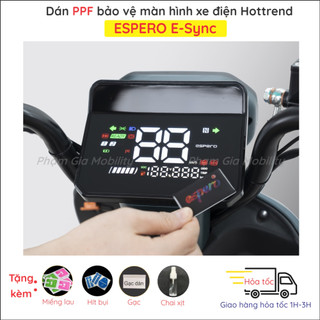 Miếng dán màn hình đồng hồ xe máy điện Detech ESPERO E-Sync E Sync  PPF trong, nhám cao cấp chống trầy xước, tự phục hồi
