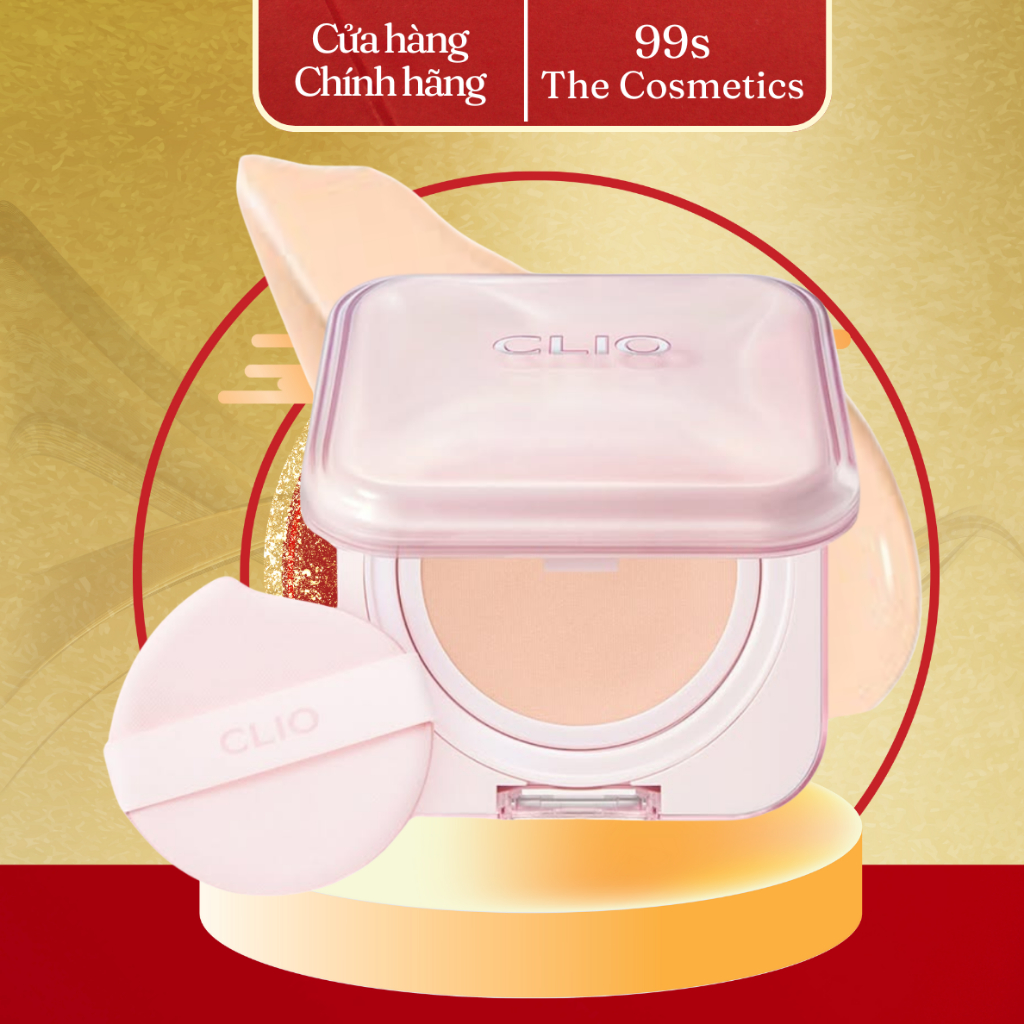 [HỎA TỐC- KÈM LÕI] Cushion CLio Mesh Glow ESSENTIAL SPF50+ PA++++15g