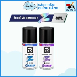  Lăn khử mùi nam ngăn vệt ố vàng Romano Gen Z 40ml 