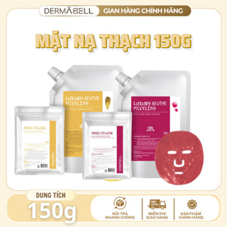 Mặt Nạ Thạch Dẻo Hoa Hồng - Vàng DERMABELL Royal ROSE/GOLD Modelling Mask Cấp Ẩm, Đều Màu Da 150g
