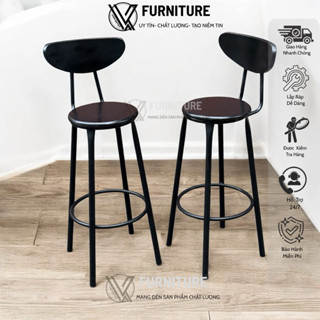 Ghế Quầy Bar Ban Công Cao 60/75cm - Ghế Dùng Cho Quán Cafe , Chụp Ảnh studio ,Nấu Ăn Đa Năng | Nội Thất Văn Quyết