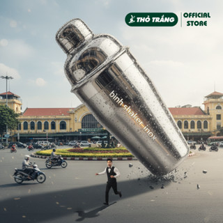  Bình lắc Shaker pha chế cocktail chất liệu inox  350 - 550 - 750 ml  