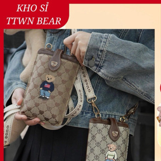 Túi ví Phonebag TTWN & GUOO BEAR TT2349 chính hãng,Túi đeo chéo đựng vừa mọi điện thoại