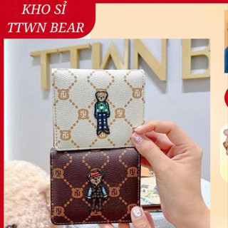 Ví gập TTWN BEAR TT2236 chính hãng , ví gập mini da thời trang
