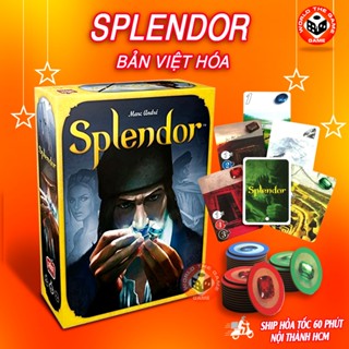 [Cao Cấp] Bộ Splendor Board Game Việt Hóa Độc Đáo Trò Chơi Chiến Thuật Trí Tuệ Giải Trí