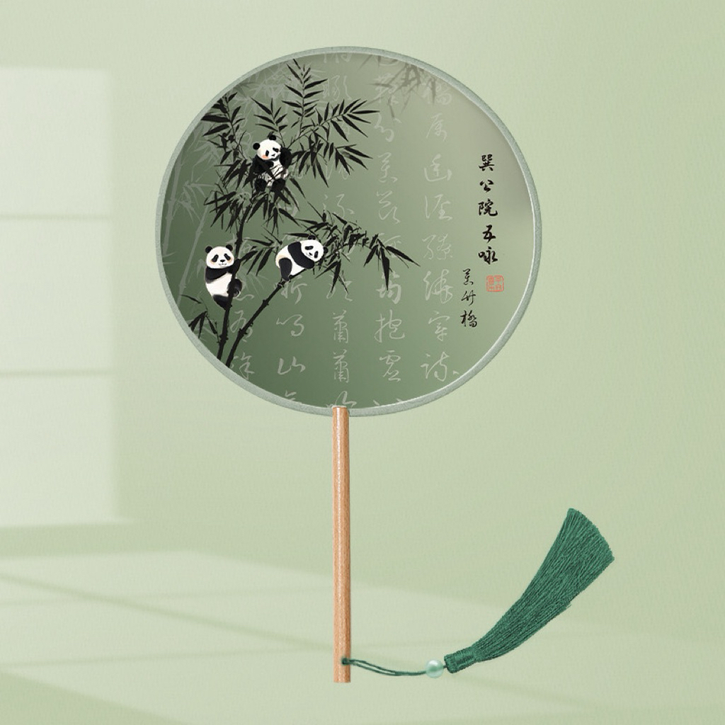 Quạt Tròn Cầm Tay Phong Cách Trung Hoa,Quạt Múa Cổ Trang Trung Quốc