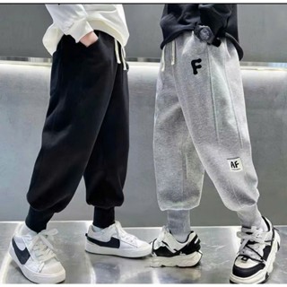 [2202] Quần nỉ dài cho bé trai từ 15-63kg chất liệu nỉ ép 2 da xịn QCCC dày dặn, ấm áp, gấu bo mút phù hợp cho bé trai