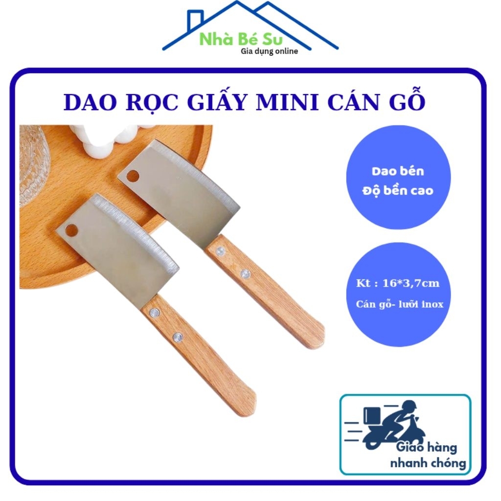 Combo 2 Dao Rọc Giấy Mini, Cắt Bánh Ngọt Decor Trang Trí Kiểu Dáng Siu Ngầu