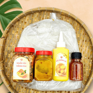  Bánh tráng phơi sương BẢY NGA combo bánh tráng sốt bơ béo đồ ăn vặt - COMBO ĂN CHƠI MIX MUỐI 