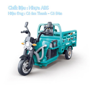 Xe ba gác - Xe chở hàng - mở được nắp thùng xe - mở được cốp xe - có âm thanh đèn led - đánh lái được - lật được thùng