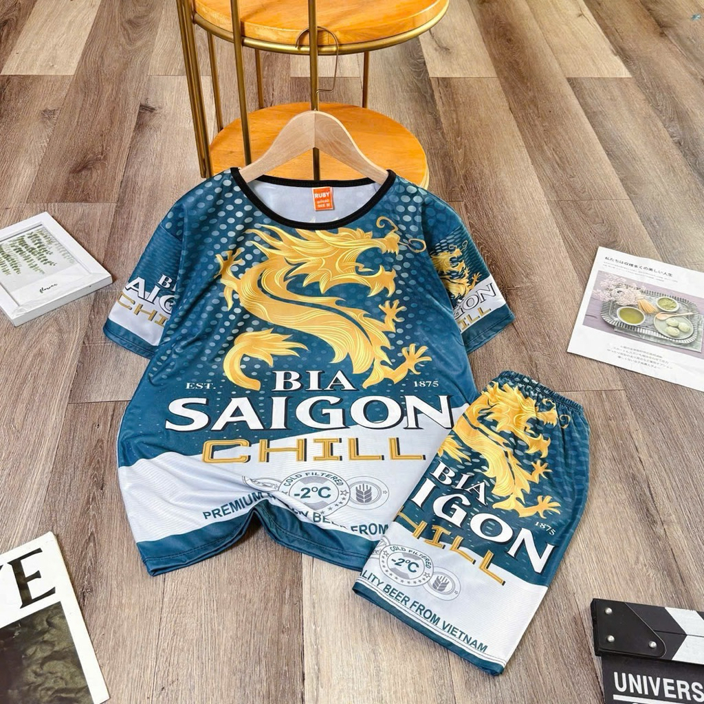 Bộ Bia Sài Gòn Chill cho gia đình đủ size 7-90kg