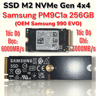 NVMe Samsung PM9C1a 256GB - Rẻ Nhất Sàn - Likenew - SK100% - Sẵn Win - SSD M2 PCIe Gen 4x4