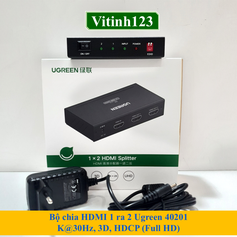 Bộ chia HDMI Ugreen 40201, Ugreen 40202, Ugreen 90514