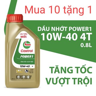 Dầu nhớt Castrol power 1 10w-40 đa dạng dung tích thể loại........