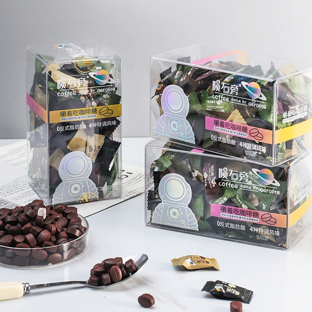 Hộp 100gram kẹo cafe mix vị không đường đậm vị cafe Coffe Candy