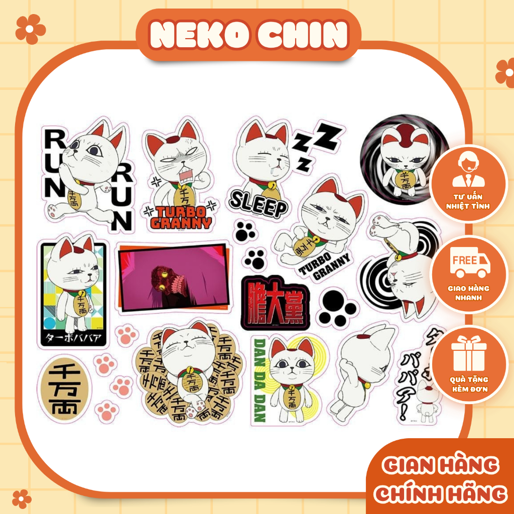 Sticker LUGGAGE DanDaDan 02 - Chính Hãng | Tặng Sleeves | Goods By Nekochin
