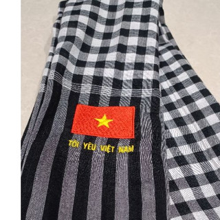 Khăn Rằn Nam Bộ Cotton Đủ Màu | Khăn Choàng Đi Phượt, Du Lịch, Thời Trang Truyền Thống.