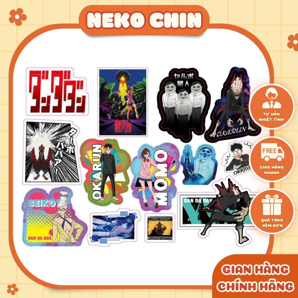 Sticker LUGGAGE DanDaDan - Chính Hãng | Tặng Sleeves | Goods By Nekochin