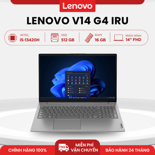  Laptop Lenovo V14 G4 83A000FNVN Intel i5-13420H | 16GB | 512GB | 14" FHD | Intel UHD | NoOS | Xám 