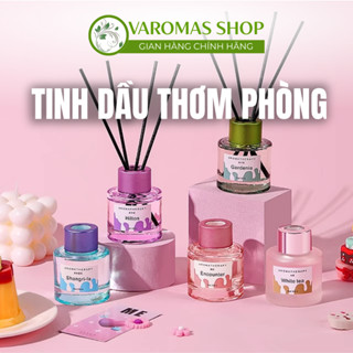  Tinh Dầu Thơm Thiên Nhiên Varomas 50ml Bản Nhiều Màu Để Phòng Que Gỗ Tự Khuếch Tán Thanh Lọc Khử Mùi Không Khí KT121 