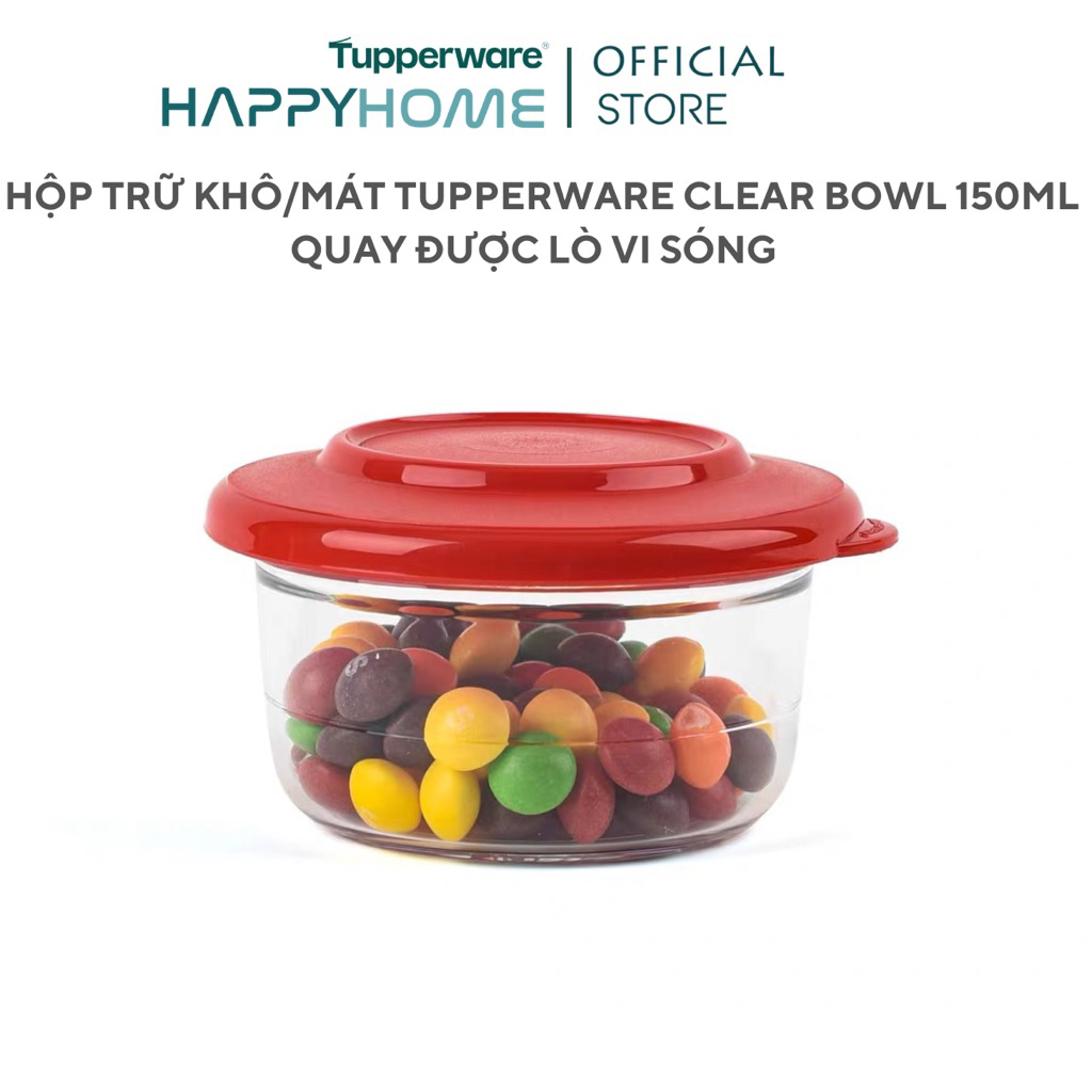 Tupperware Ấn Độ - Hộp BQTP Tupperware Clear Bowl 150ml Chính Hãng