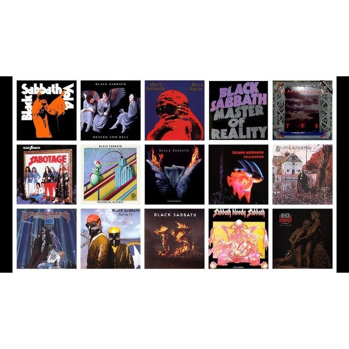 Black Sabbath vinyl đĩa than discography  album Ozzy