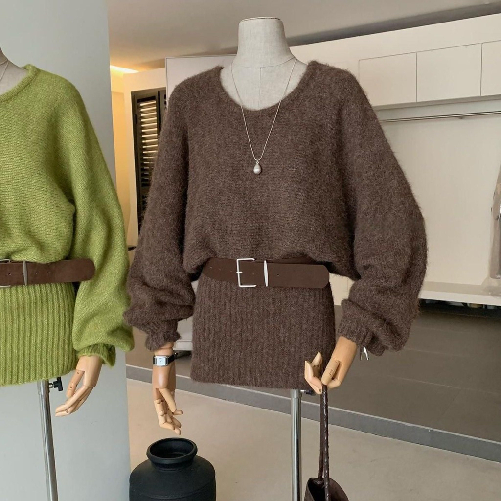 𝑶𝒏𝒊.𝑺𝒉𝒐𝒑_ [SẴN GIAO LUÔN]Váy len ôm body 4 màu ( TẶNG Kèm Đai ) | BigBuy360 - bigbuy360.vn