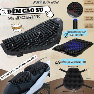  Miếng Đệm Cao Su Lót Yên Xe Máy ZDK Y1,Y2 Đệm Yên Xe Máy Cao Su Đàn Hồi Chống Nóng Chống Mỏi Chống Nước Cho Tài Xế Xe 