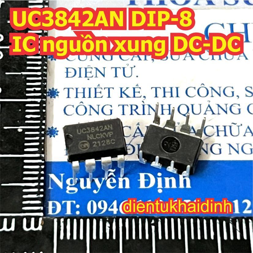 10 con UC3842AN UC3842 3842 UC3842B DIP-8 IC nguồn xung DC-DC kde3019