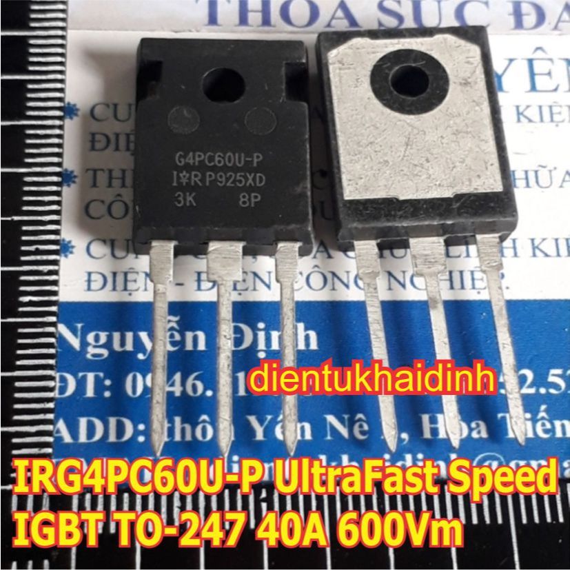 IRG4PC60U-P G4PC60U-P 4PC60 UltraFast Speed IGBT TO-247 40A 600V kde6300