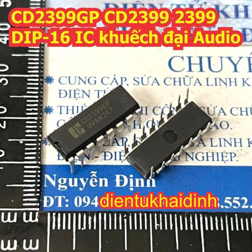 3 con CD2399GP CD2399 2399 DIP-16 IC khuếch đại Audio kde6376