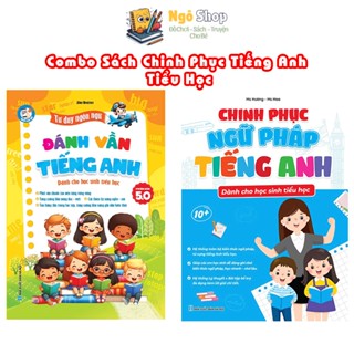 Sách - Combo 2 Quyển Chinh Phục Ngữ Pháp Tiếng Anh và Đánh Vần Tiếng Anh Dành Cho Học Sinh Tiểu Học