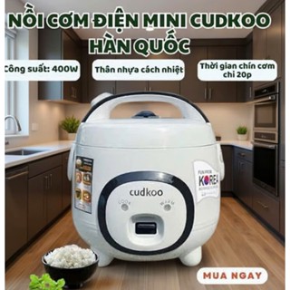 (TẶNG KÈM VỈ HẤP-LÕI NHÔM) Nồi cơm điện Mini 1L,1.2L,1.8L, 2.2l CUDKOO CR388 - Kiểu dáng Hàn Quốc - Bảo hành 12 tháng
