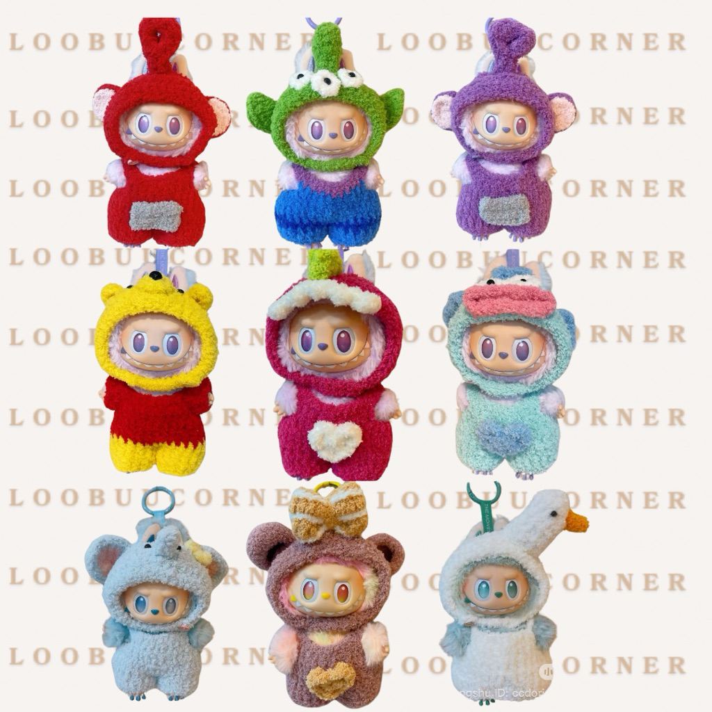 Outfit Labubu V1 V2 V3 Móc Len Thủ Công | Quần Áo Búp Bê Labubu Handmade Xinh Xắn