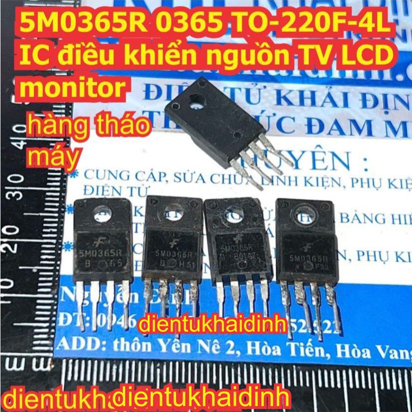 2 con 5M0365R 5M0365 0365 TO-220F-4L IC điều khiển nguồn TV, LCD, monitor… KDE1600