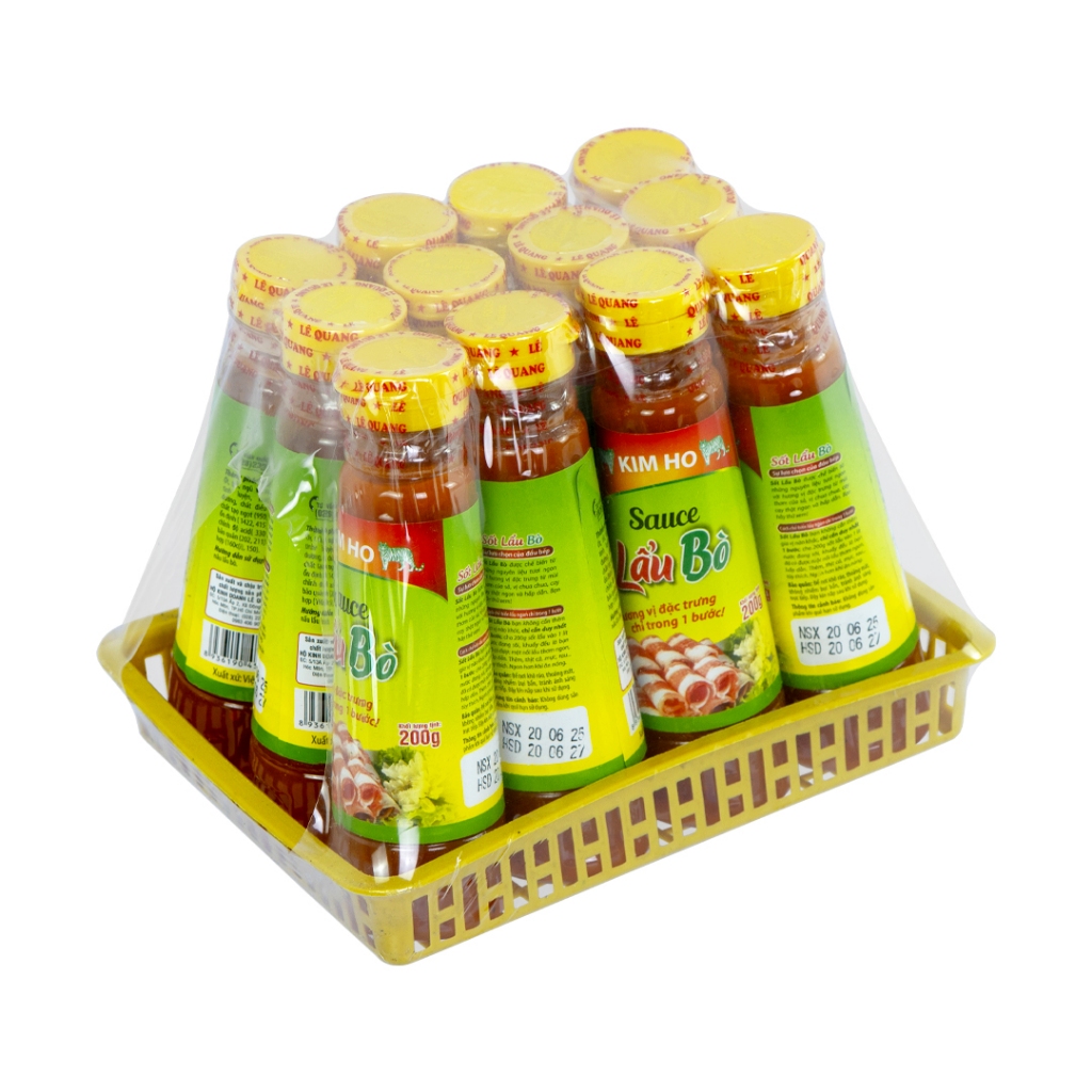 [LỐC 12 CHAI] Gia Vị Lẩu Bò (200g) – Sốt Nấu Lẩu Bò - Cốt Lẩu Thái, Gói Lẩu Thái Cay Ngon