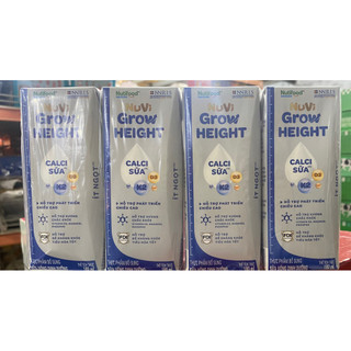 Sữa pha sẵn Nuvi Grow 180ml(thùng 24 hộp) mẫu mới