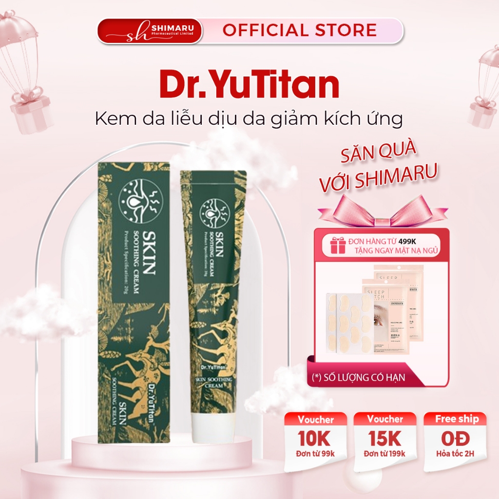 Gel Da Liễu Dịu Da Kích Ứng Dr.YuTitan – Kem  Dr.Yu Titan Hỗ Trợ Giảm Mẩn Đỏ, Sưng Tấy, Phục Hồi Da