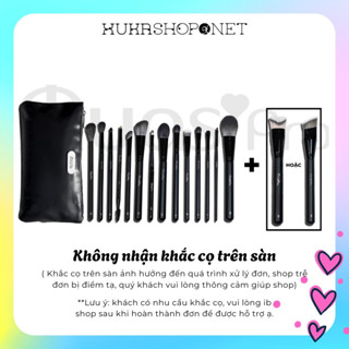 [Bộ cọ MUA.s Pro 14 cây tặng 1] Bộ Cọ MUA.s Pro 14 Cây Kèm Túi Chất Lông Mền Mịn Bộ Cọ Trang Điểm Chuyên Nghiệp