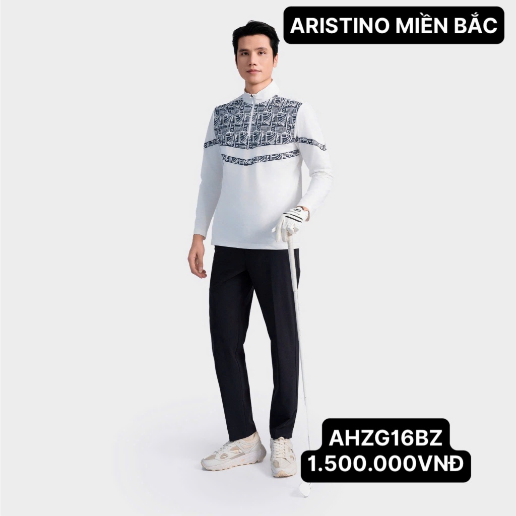Áo Half zip Tech golf Aristino Golf AHZG16BZ