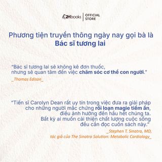 Sách Phép Màu Magie chống đột quỵ, bệnh tim mạch tiểu đường, sách dinh dưỡng - 2H Books HCM