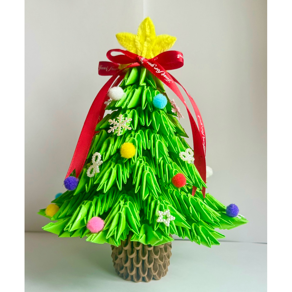 Origami 3d cây thông noel christmas tree