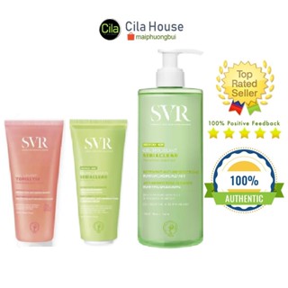  Sữa Rửa Mặt SVR Sebiaclear Gel Moussant & Topialyse Gel Lavant - Cila House 